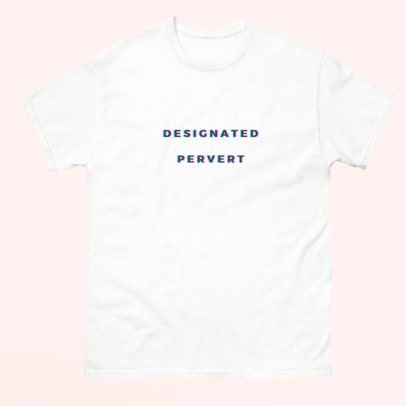 Spiritually Horny Tops - Designated Pervert NWT shirt unisex funny